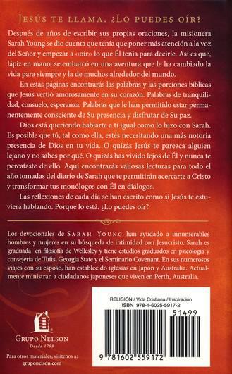 Jesús Te Llama, Enc. Dura (Jesus Calling, Hardcover) - Sarah Young
