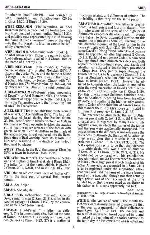 New Unger's Bible Dictionary Revised & Expanded