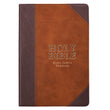 Load image into Gallery viewer, KJV Brown Portfolio Design Large Print Thinline LuxLeather Bible
