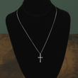 Load image into Gallery viewer, Mom Silver Plated Cross Necklace
