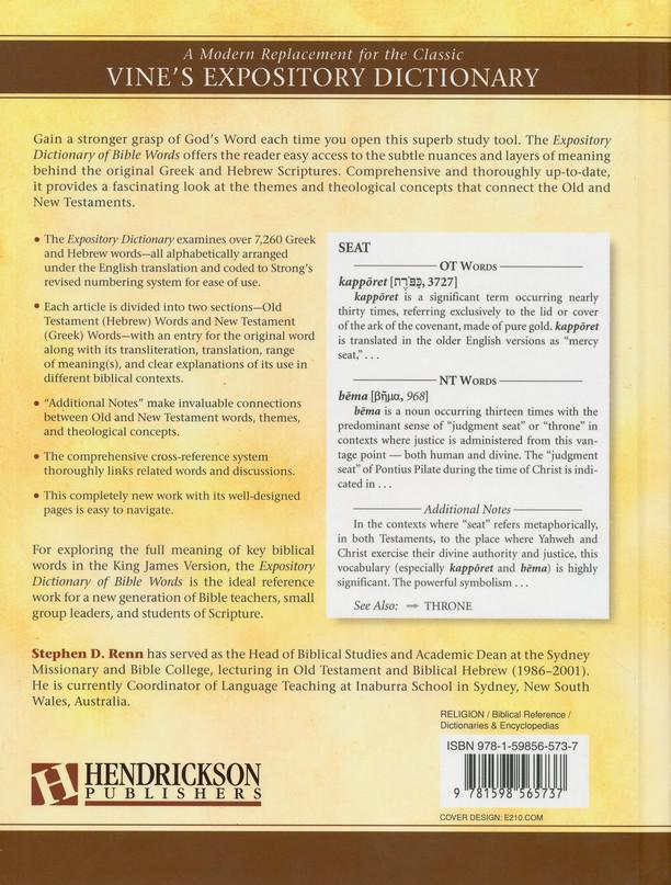 Expository Dictionary of Bible Words