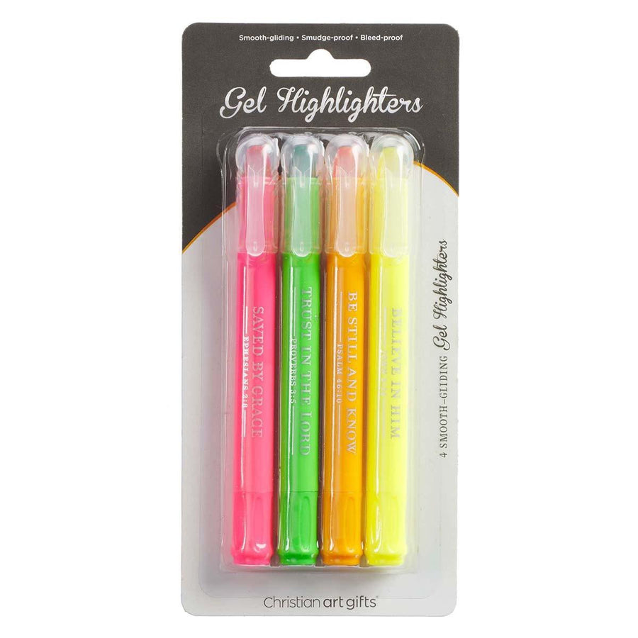 Gel Highlighters (Pack Of 4)