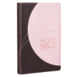 Load image into Gallery viewer, Personalized Bible KJV Gift Edition Standard Size LuxLeather 2-Tone Pink/Brown King James Version
