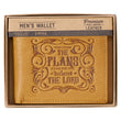 Load image into Gallery viewer, I Know The Plans Jeremiah 29:11 Tan Genuine Leather Wallet
