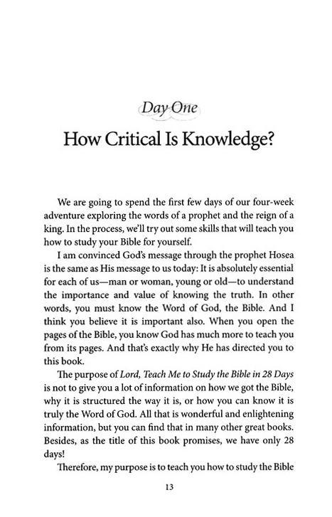 Lord, Teach Me To Study The Bible In 28 Days - Kay Arthur