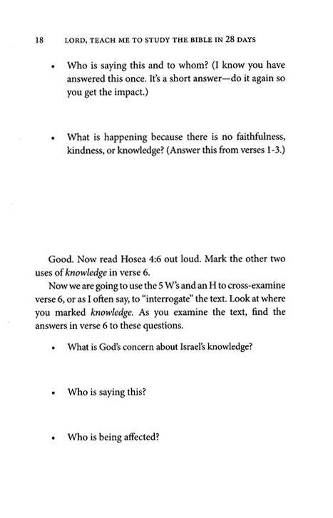 Lord, Teach Me To Study The Bible In 28 Days - Kay Arthur