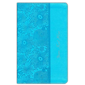 Personalized NKJV Teen Study Bible Leathersoft Blue