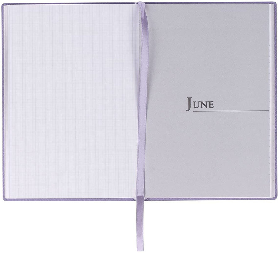 Personalized 2022 His Grace is Sufficient Purple Faux Leather My Yearly Planner - 2 Corinthians 12:9