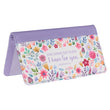 Load image into Gallery viewer, For I Know the Plans I Have For You Jeremiah 29:11 Floral Faux Leather Checkbook

