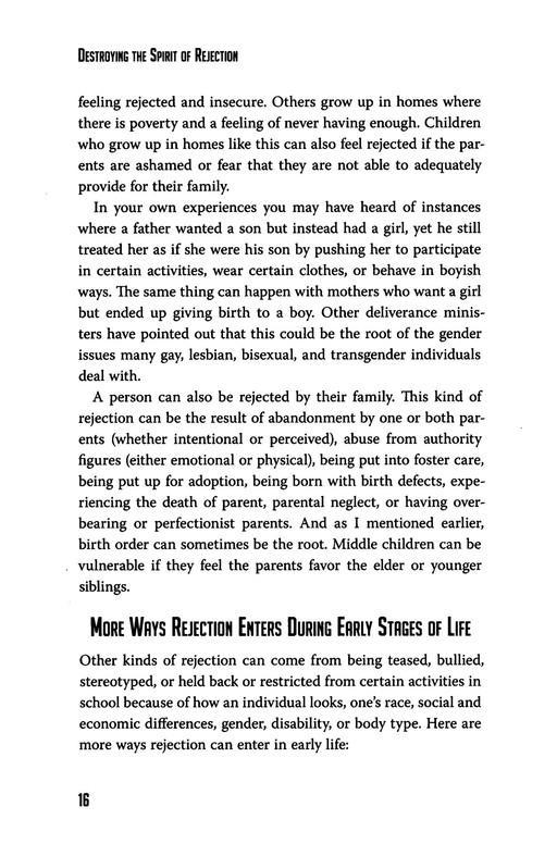 Destroying the Spirit of Rejection - John Eckhardt