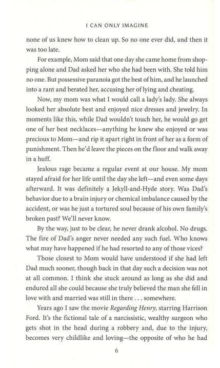 I Can Only Imagine Me Memoir - Bart Millard