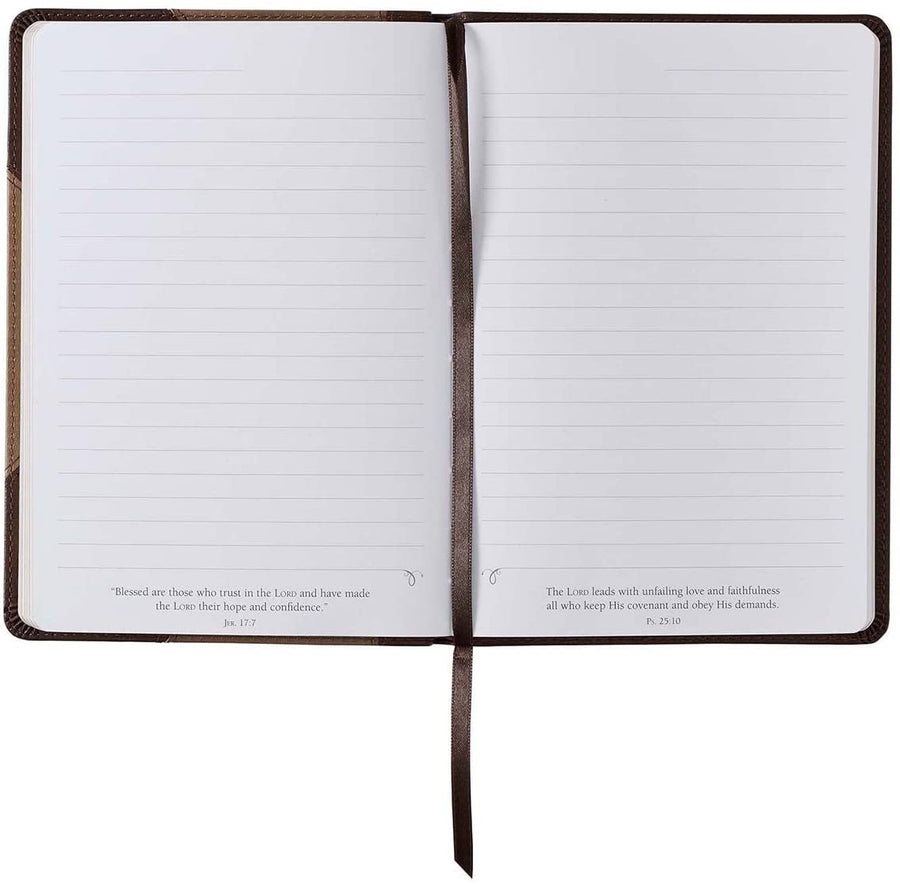 Personalized Blessed is The Man Faux Leather Classic Journal Jeremiah 17:7