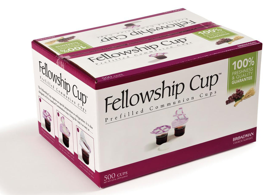 Fellowship Cup Communion Wafer & Juice Sets (Box of 500)