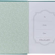 Load image into Gallery viewer, Personalized Be Still &amp; Know Teal Faux Leather Classic Journal Psalm 46:10

