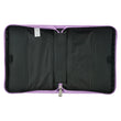 Load image into Gallery viewer, Be Still &amp; Know Psalm 46:10 Purple Laurel Faux Leather Personalized Bible Cover For Women
