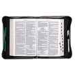 Load image into Gallery viewer, Gray All Things Filigree Philippians 4:13 Faux Leather Personalized Bible Cover For Men
