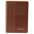 Load image into Gallery viewer, Personalized KJV Bible COMPACT Pocket Edition LuxLeather Brown
