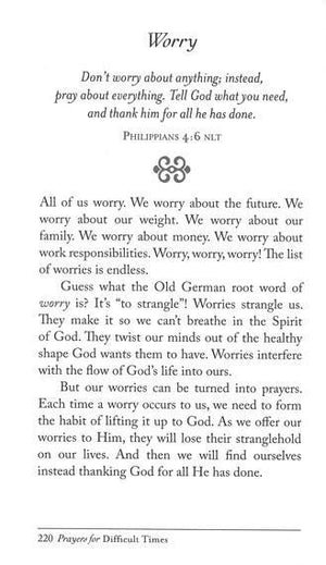 Prayers for Difficult Times: When You Don't Know What to Pray