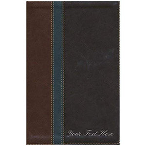 Personalized NLT Study Bible TuTone LeatherLike Slate