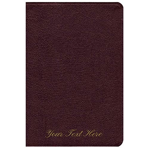 Personalized NIV Life Application Study Bible Personal Size Bonded Leather Burgundy