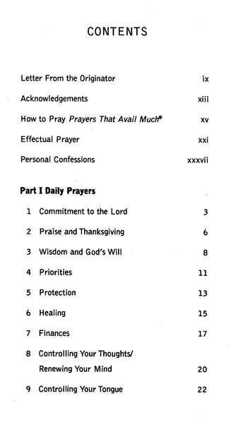Prayers That Avail Much For Teens - Germaine Copeland