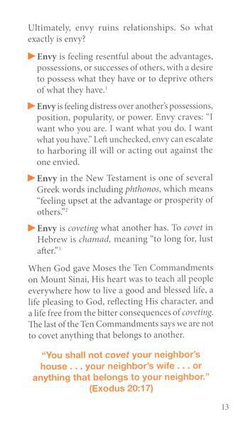 Envy & Jealousy [Hope For The Heart Series] - June Hunt