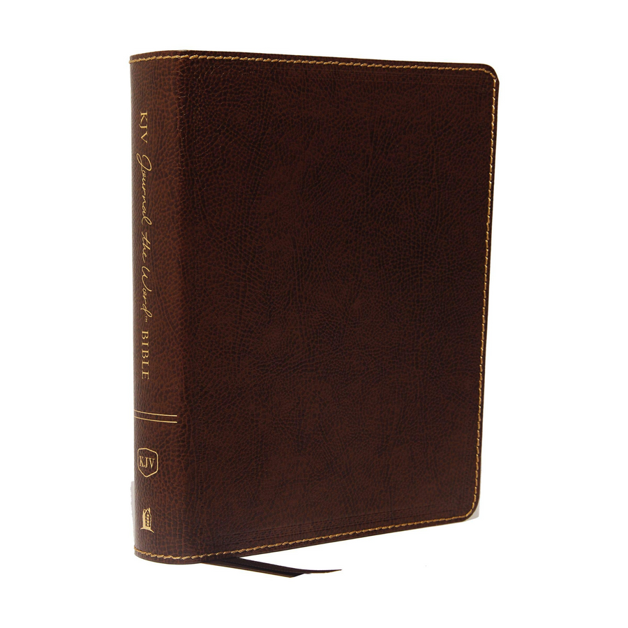 Personalized KJV Journal The Word Bonded Leather Brown