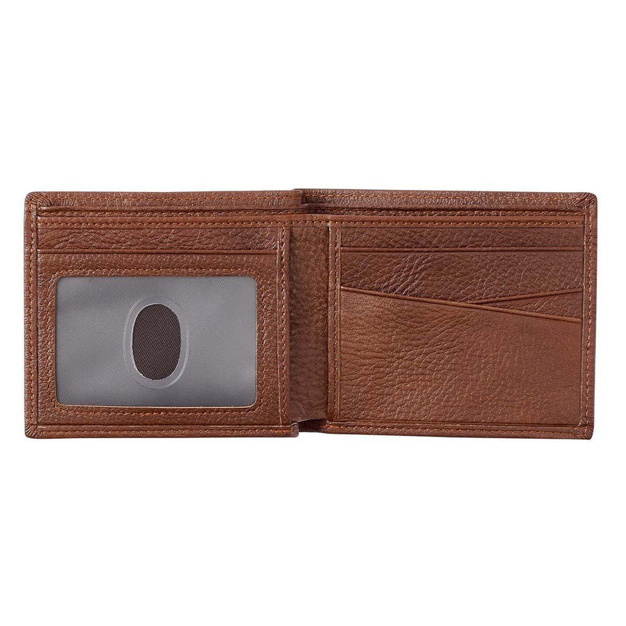 Blessed Is The Man Jeremiah 17:7 Brown Genuine Leather Wallet