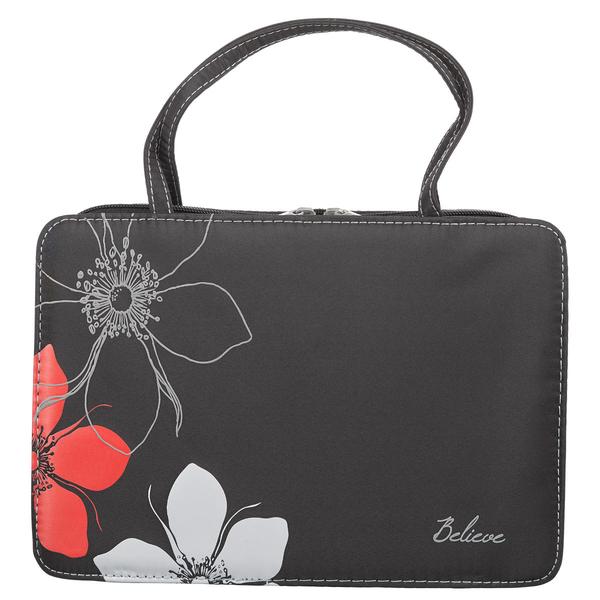 Believe MicroFiber Black Bible Cover