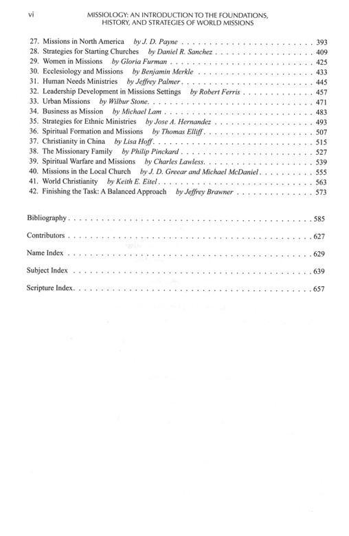 Missiology - John Terry