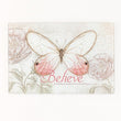 Load image into Gallery viewer, Believe Butterfly Small Glass Cutting Board
