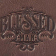 Load image into Gallery viewer, Blessed Man Brown Genuine Leather Wallet
