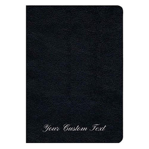 Personalized Custom Text NIV Life Application Study Bible Third Edition Bonded Leather Black