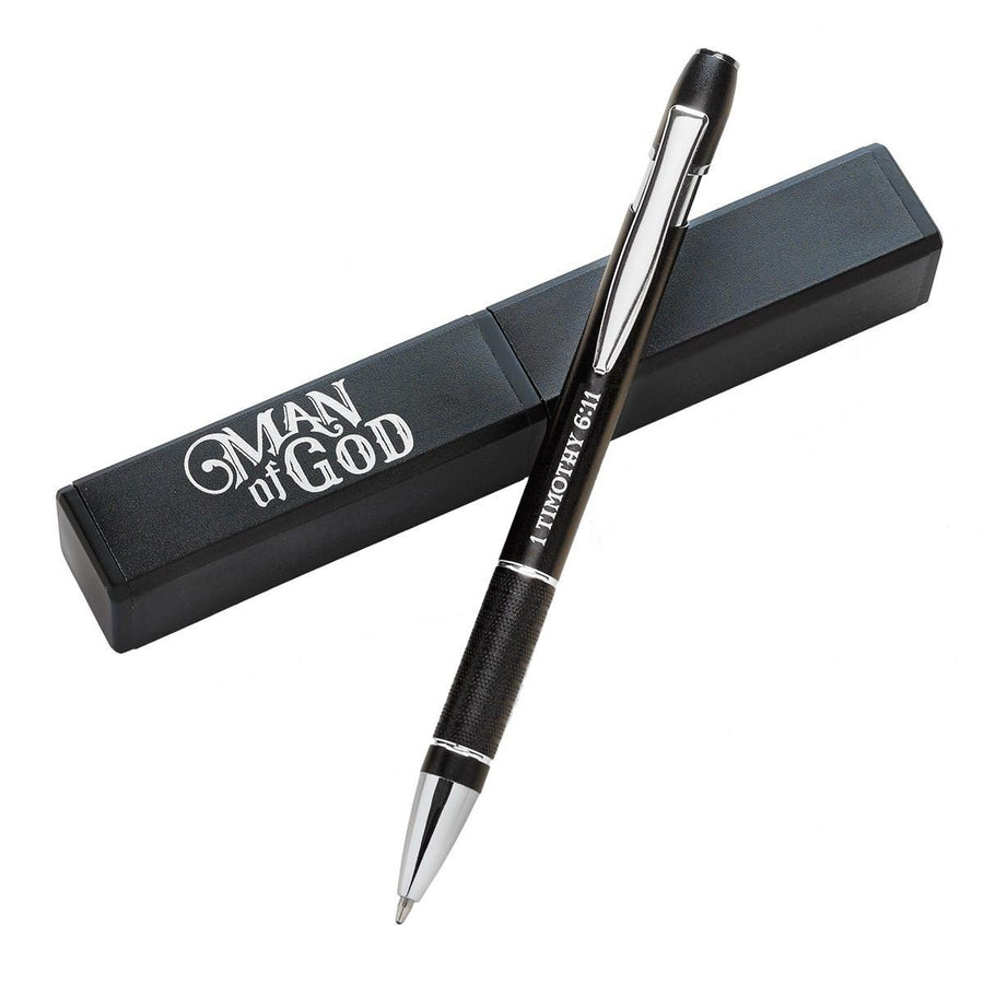 Man of God 1 Timothy 6:11 Pen & Gift Case
