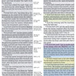Load image into Gallery viewer, Personalized KJV Rainbow Study Bible Purple LeatherTouch Ribbon Marker Color-Coded Text Smythe Sewn Binding
