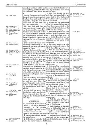 Personalized KJV Thompson Chain Reference Bible Burgundy Bonded Leather