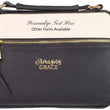 Load image into Gallery viewer, Amazing Grace Two-Tone LuxLeather Personalized Bible Cover For Women
