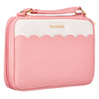 Load image into Gallery viewer, Blessed Faux Leather Pink Personalized Bible Cover for Women
