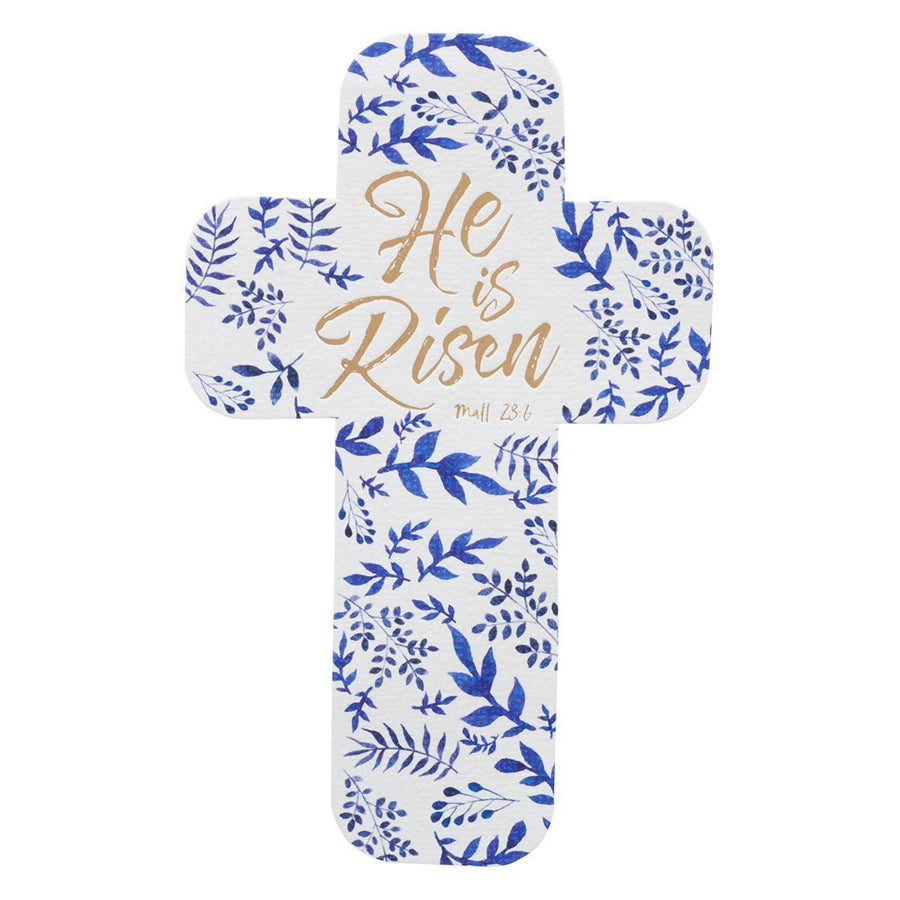 He is Risen Matthew 28:6 Cross Bookmark