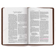 Load image into Gallery viewer, Personalized ESV Premium Gift Holy Bible TruTone Chestnut Filigree Design Brown
