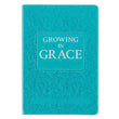Load image into Gallery viewer, Growing in Grace Teal Faux Leather Daily Devotional - Cheri Fuller &amp; Jennifer Kennedy Dean
