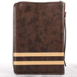 Load image into Gallery viewer, Two-Tone Stripe Isaiah 40:31, Faux Leather Bible Cover (Medium) [Hardcover]
